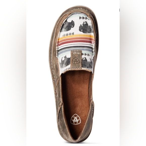 Ariat  Slip On Buffalo Print Cruiser Sz 8.5 NWOT - Picture 4 of 13
